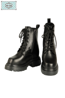 シークレット 編み上げブーツ