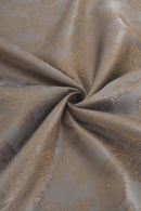 ポリエステルジャガード　ペイズリー-ブラウン2273 - ウインドウを閉じる