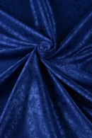 ポリエステルジャガード　牡丹 - ブルー3039 - ウインドウを閉じる