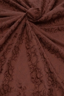 ポリエステルジャガード　芍薬 - イエロー・オレンジ3284 - ウインドウを閉じる