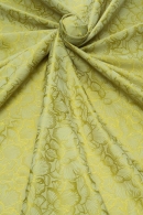 ポリエステルジャガード　芍薬 - グリーン3289 - ウインドウを閉じる