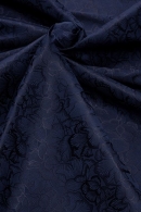 ポリエステルジャガード　芍薬 - ブルー3293 - ウインドウを閉じる