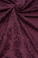 ポリエステルジャガード　芍薬 - パープル3298 - ウインドウを閉じる