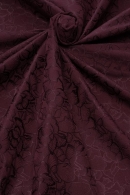 ポリエステルジャガード　芍薬 - パープル3299 - ウインドウを閉じる