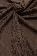 ポリエステルジャガード　芍薬 - ブラウン3300 - ウインドウを閉じる