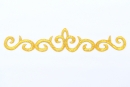 【アイロン接着】刺繍モチーフ　タイプＨ　ゴールド