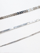 スパンコールテープ平丸 - シルバー01　3mm　30M乱巻き