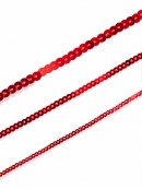 スパンコールテープ平丸 - レッド01　3mm　30M乱巻き