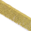 FRA01-GD-75-?ｱｳﾄﾚｯﾄ難あり商品 フリンジ編み　75ｍｍ　ゴールド