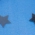 オーガンジー生地　星屑のステージ-ブルー2105